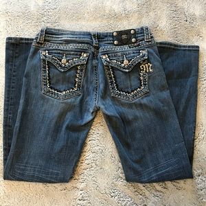 LIKE NEW Miss Me Bootcut Medium Wash Jeans